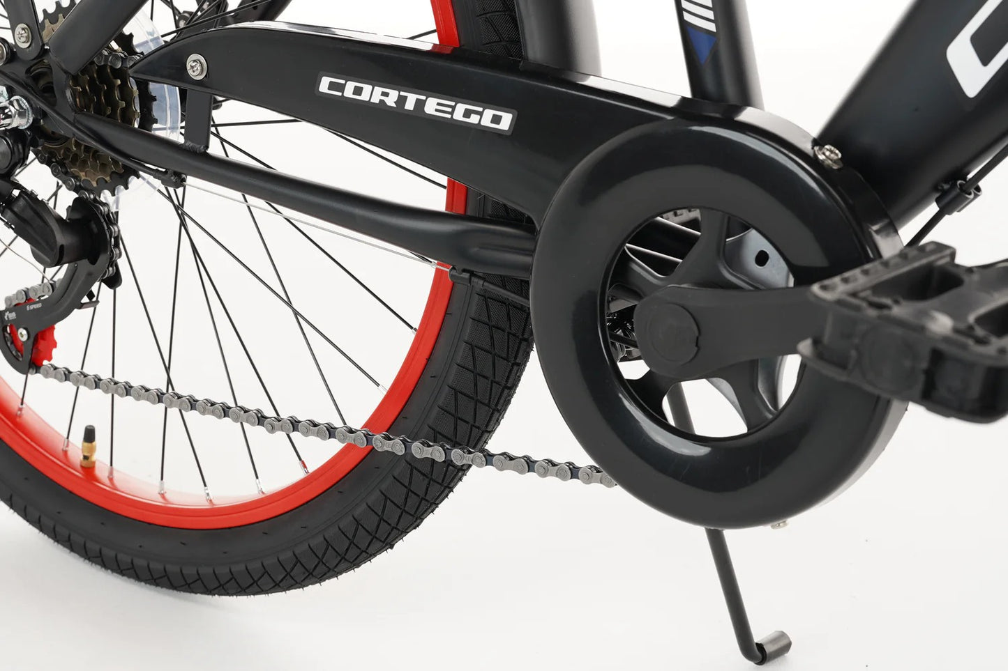 Cortego Rebel Jongensfiets 24 Inch Rood - 7 Versnellingen