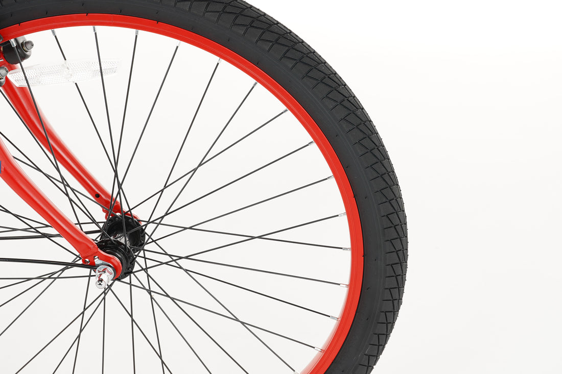Rebel Jongensfiets 22 Inch Rood - 6 Versnellingen