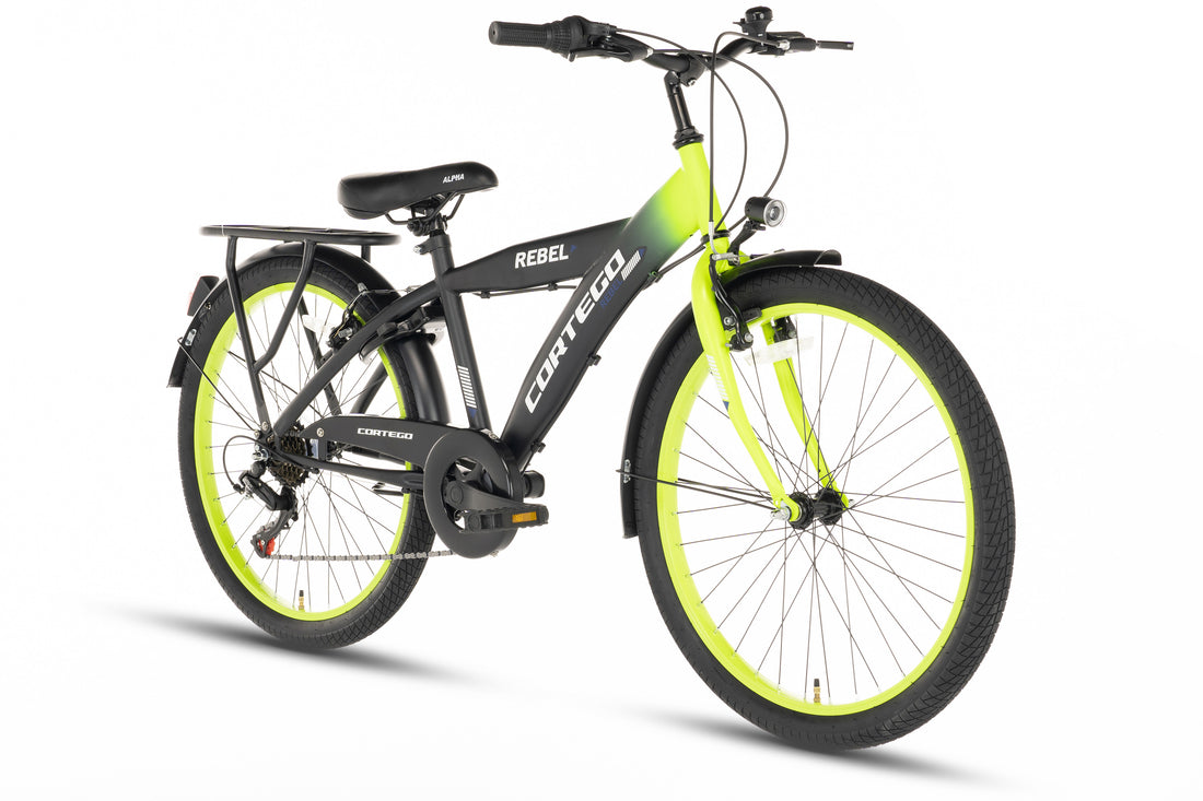 Cortego Rebel Jongensfiets 24 Inch Lime - 7 Versnellingen