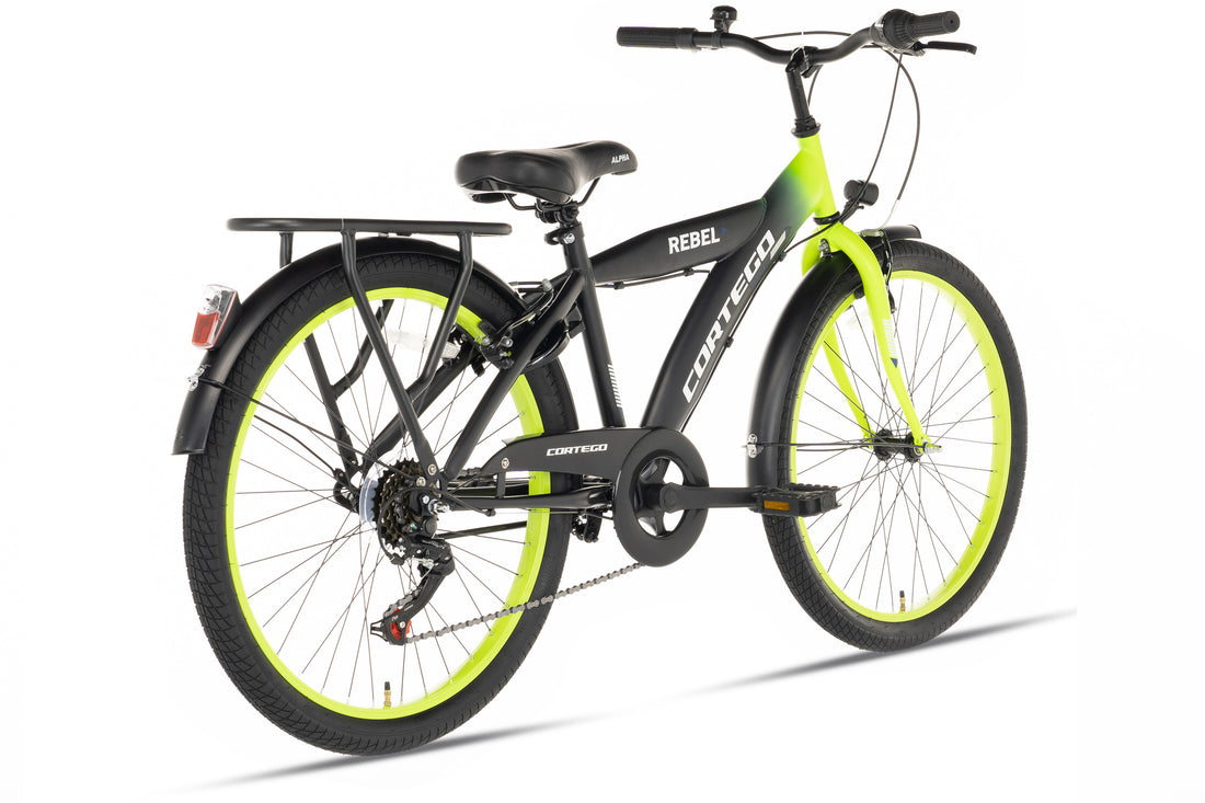 Cortego Rebel Jongensfiets 24 Inch Lime - 7 Versnellingen