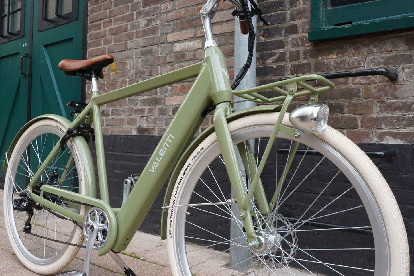 Valenti X7 Elektrische Herenfiets Groen