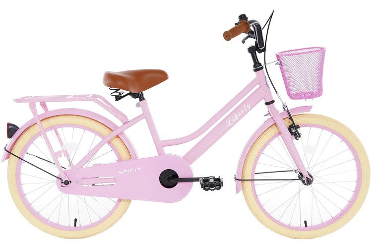 Cortego Liberty meisjesfiets Roze 20 inch + Mand
