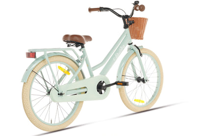 Liberty meisjesfiets Groen 20 inch + mand