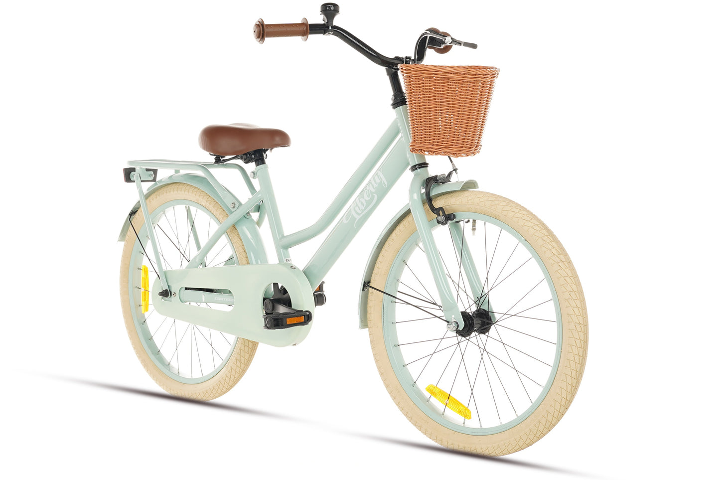 Liberty meisjesfiets Groen 20 inch + mand