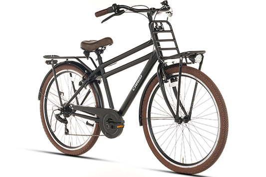 Transporter Jongensfiets 26 inch - 7 Versnellingen - Mat-Zwart
