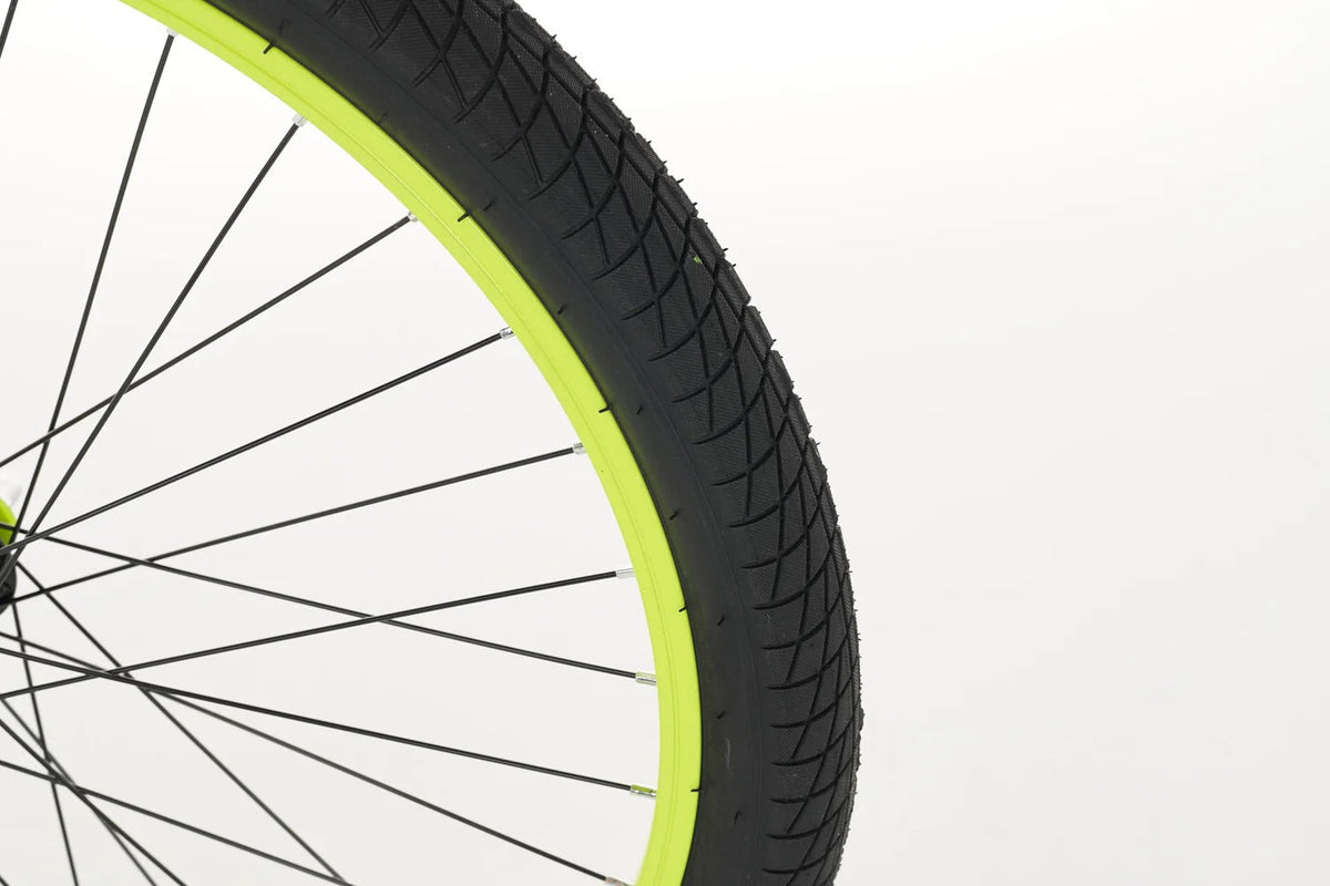 Rebel Jongensfiets 22 Inch Lime - 6 Versnellingen
