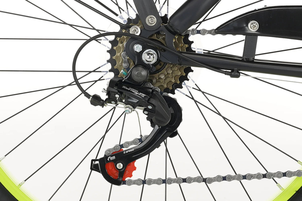 Rebel Jongensfiets 24 Inch Lime - 6 Versnellingen