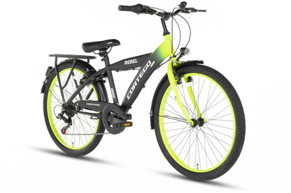 Rebel Jongensfiets 22 Inch Lime - 6 Versnellingen