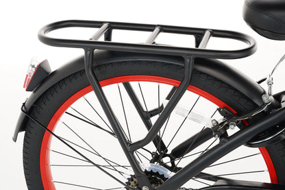 Cortego Rebel Jongensfiets 22 Inch Rood - 7 Versnellingen