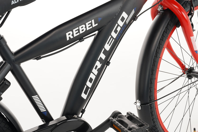 Cortego Rebel Jongensfiets 26 Inch Rood - 7 Versnellingen