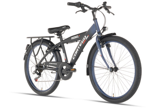 Rebel Jongensfiets 22 Inch Blauw - 6 Versnellingen