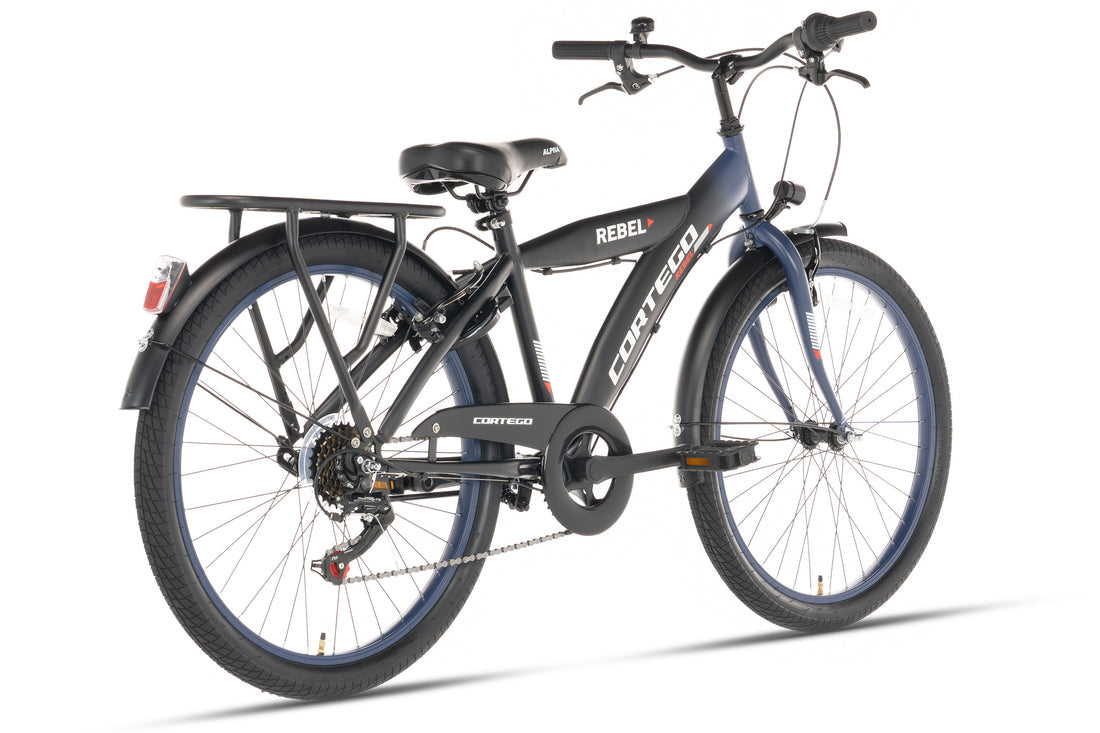 Cortego Rebel Jongensfiets 24 Inch Blauw - 7 Versnellingen