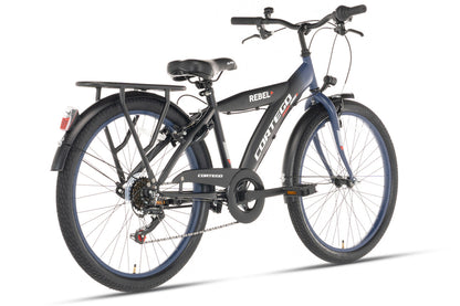 Cortego Rebel Jongensfiets 24 Inch Blauw - 7 Versnellingen