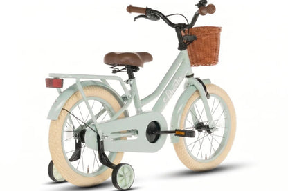 Liberty meisjesfiets Groen 14 inch + mand