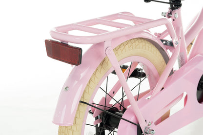 Liberty meisjesfiets Roze 12 inch + mand