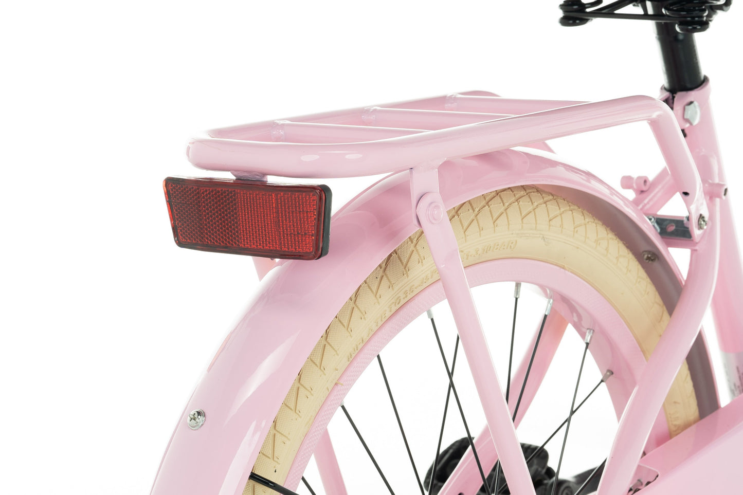 Liberty meisjesfiets Roze 20 inch + mand