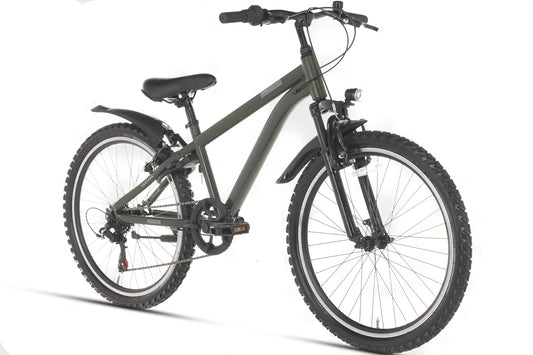 Ranger 7-speed Jongensfiets 24 inch Leger groen