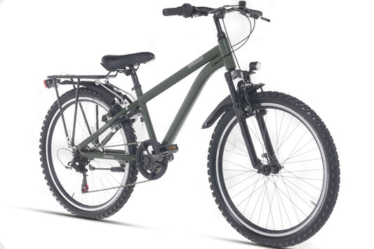 Ranger Plus 7-speed Jongensfiets 26 inch Leger groen
