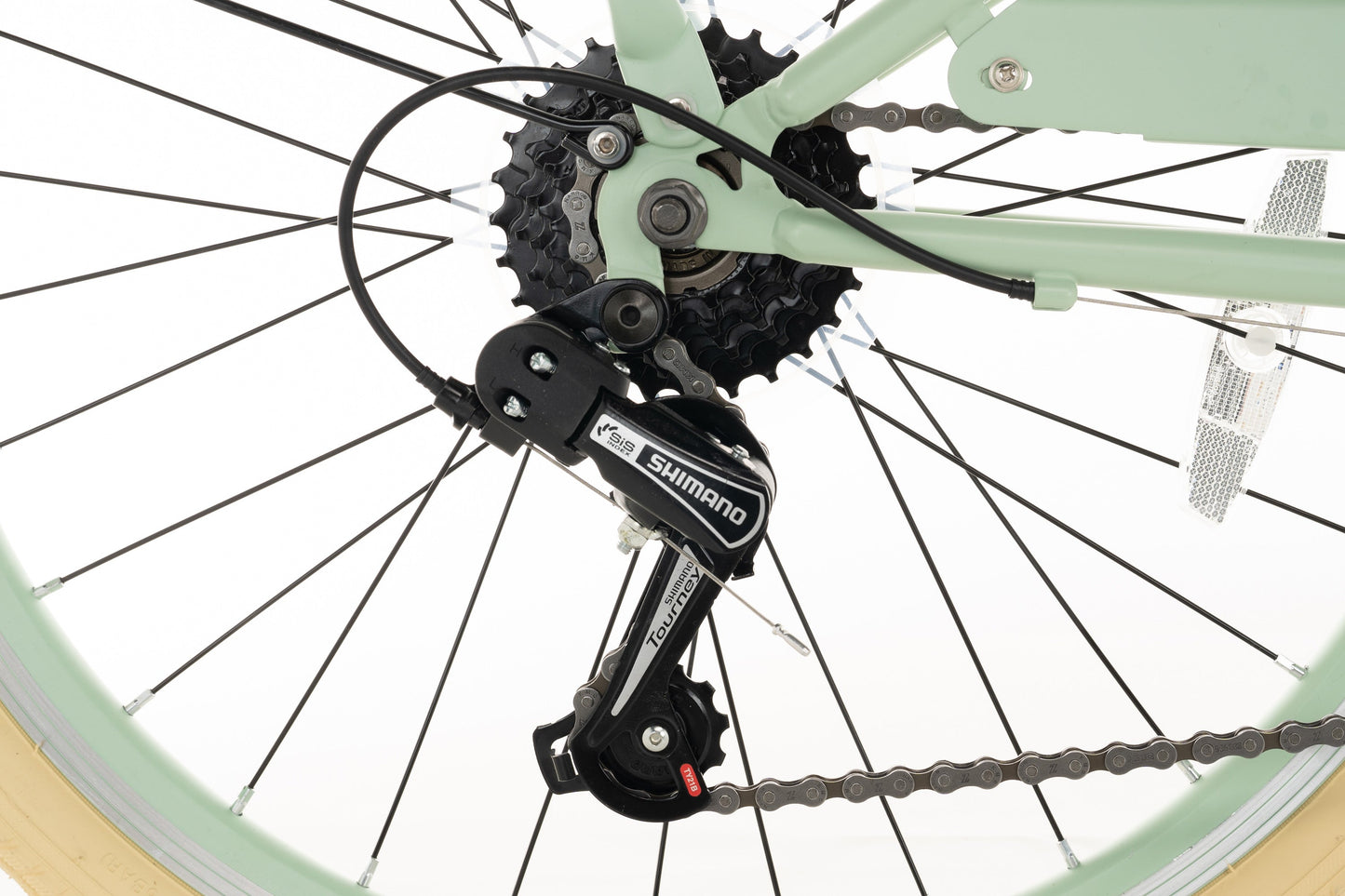 Transporter Meisjesfiets 22 inch - 7 Versnellingen - Groen