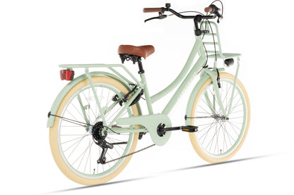 Transporter Meisjesfiets 24 inch - 7 Versnellingen - Groen