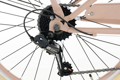 Transporter Meisjesfiets 22 inch - 7 Versnellingen - Zalm