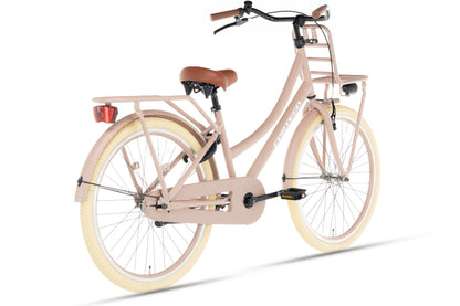 Transporter Meisjesfiets 24 inch Zalm