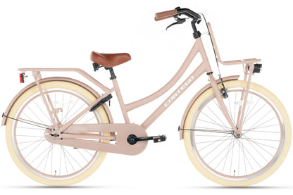 Transporter Meisjesfiets 24 inch Zalm