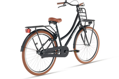 Transporter Meisjesfiets 26 inch Mat-Zwart