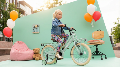Liberty meisjesfiets Groen 14 inch