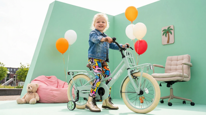 Liberty meisjesfiets Groen 12 inch