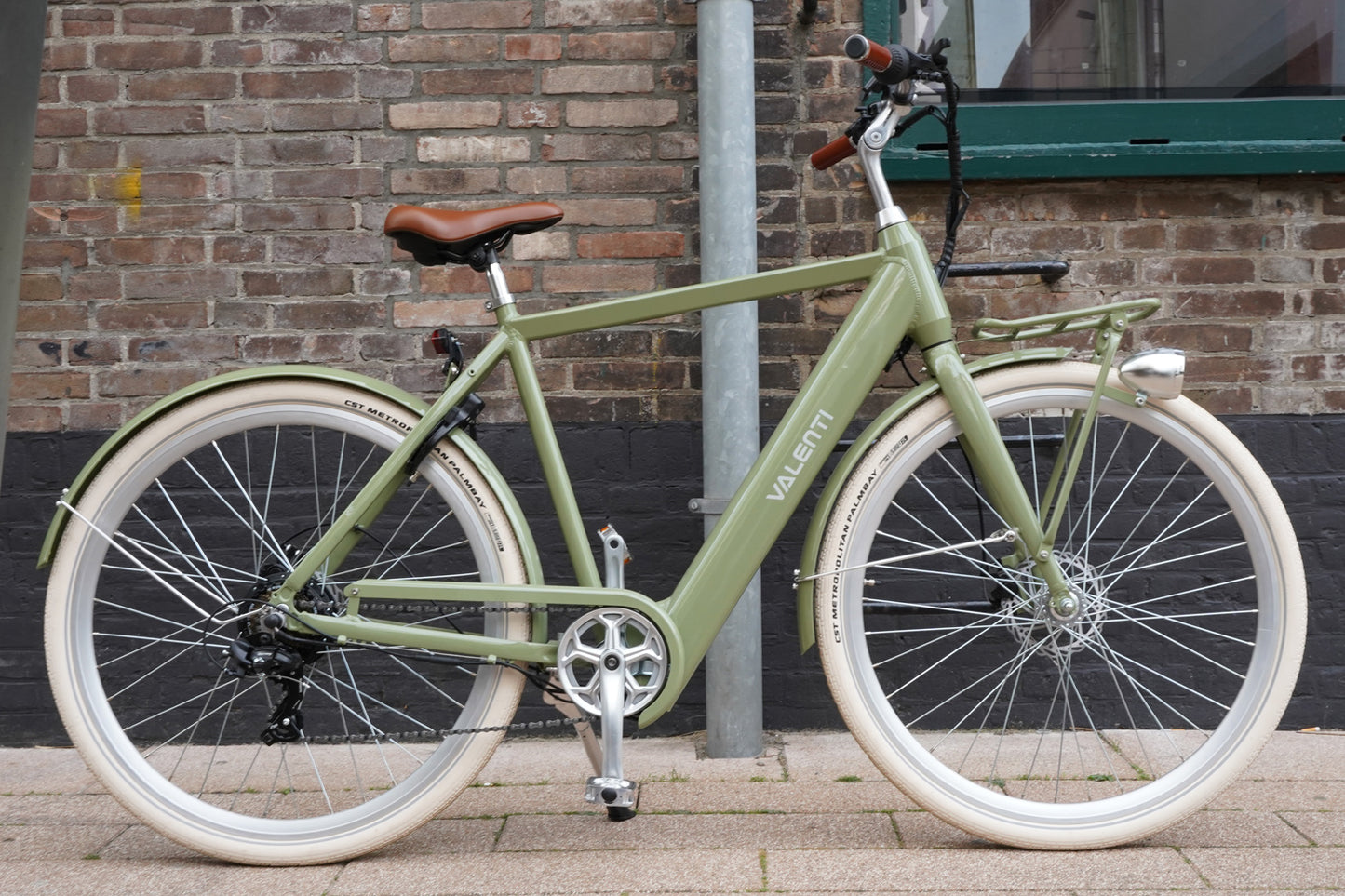 Valenti X7 Elektrische Herenfiets Groen