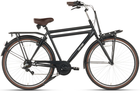 Transporter Herenfiets 7 Versnellingen Mat-Zwart