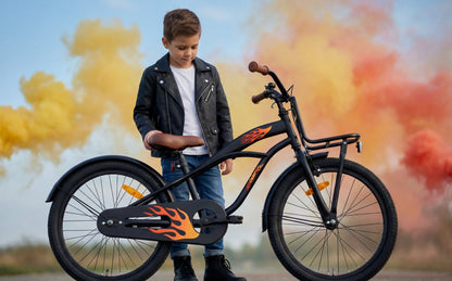 Cruiser Jongensfiets Zwart 20 Inch