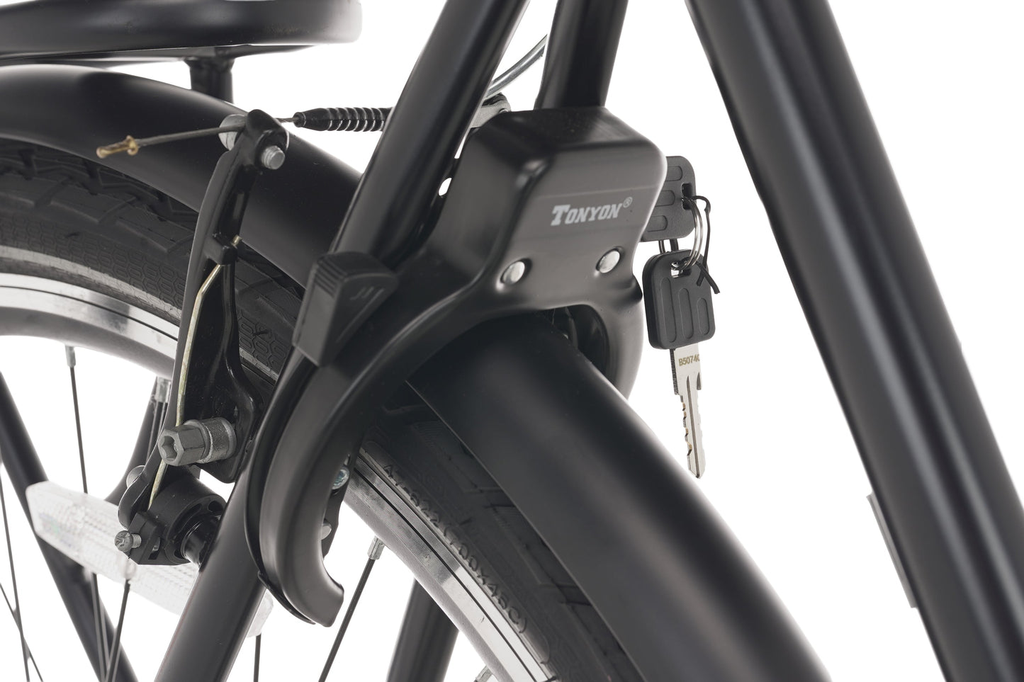 Premium D7 Herenfiets 7 Versnellingen Mat-Zwart