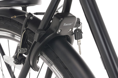 Premium D7 Herenfiets 7 Versnellingen Mat-Zwart