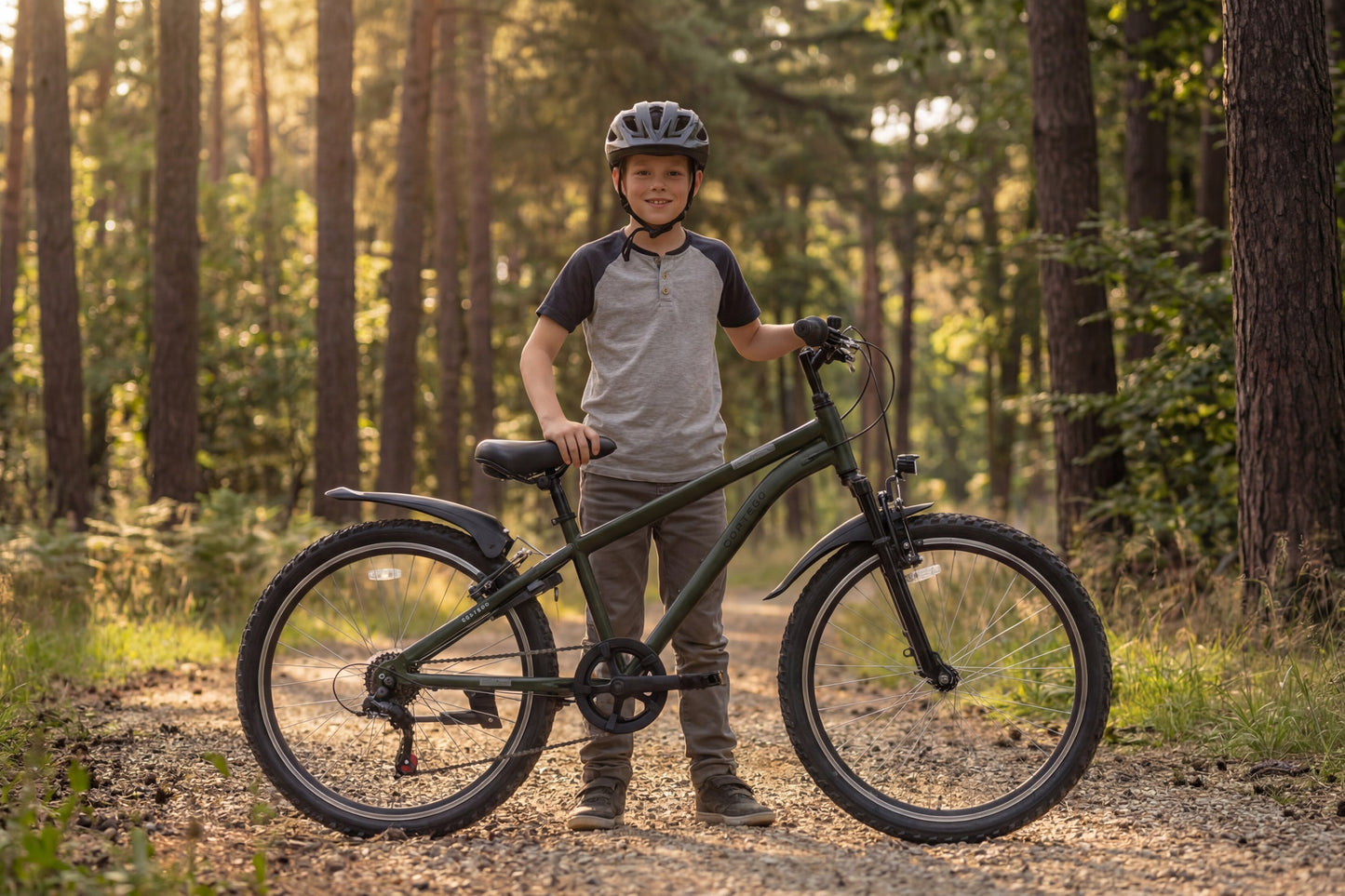 Ranger 7-speed Jongensfiets 26 inch Leger groen