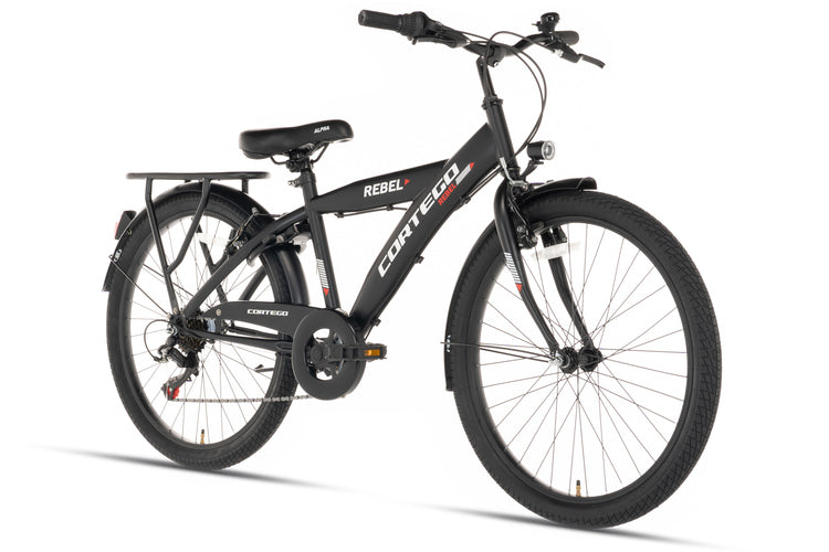 Cortego Rebel Jongensfiets 26 Inch Zwart - 7 Versnellingen