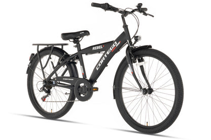 Cortego Rebel Jongensfiets 26 Inch Zwart - 7 Versnellingen