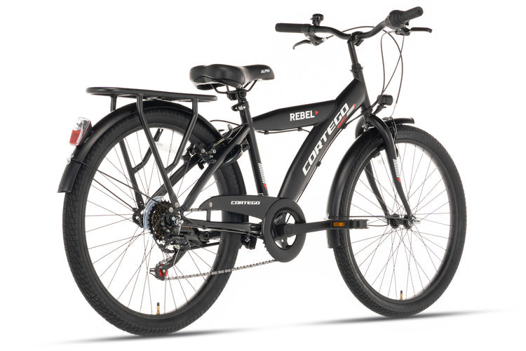 Cortego Rebel Jongensfiets 26 Inch Zwart - 7 Versnellingen