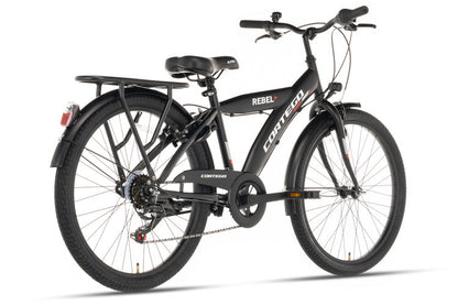 Cortego Rebel Jongensfiets 26 Inch Zwart - 7 Versnellingen