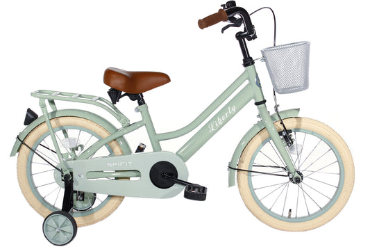 Cortego Liberty meisjesfiets Groen 16 inch + Mand