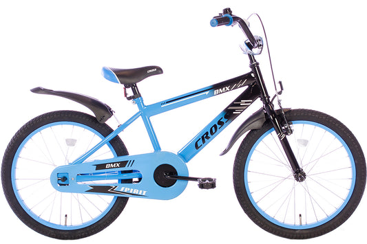 Spirit BMX Cross Jongensfiets blauw 20 Inch