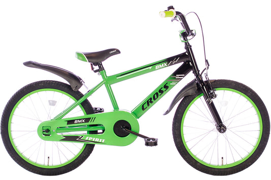 Spirit BMX Cross Jongensfiets Groen 22 inch