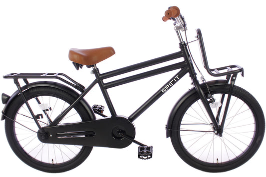 Spirit Urban Jongensfiets Mat-Zwart 20 inch